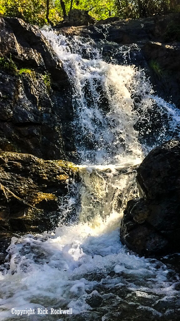 closer view of Hidden Falls