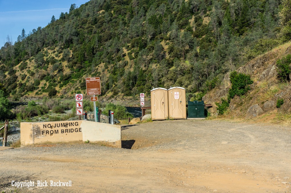 A view of codfish falls trailhead