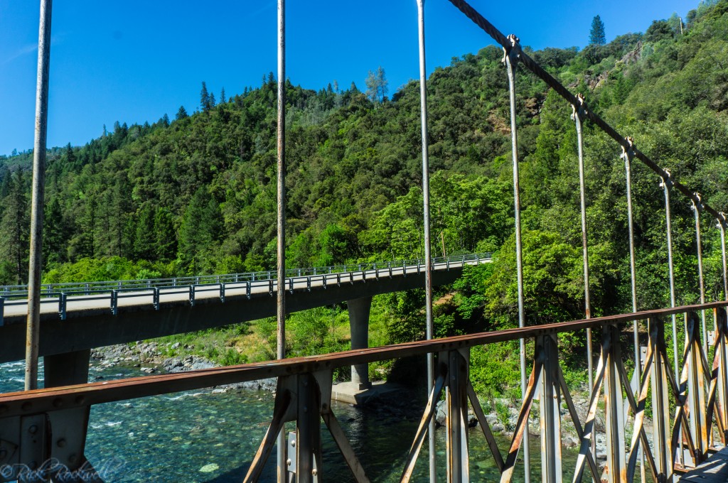 A look at the new bridge from the old bridge