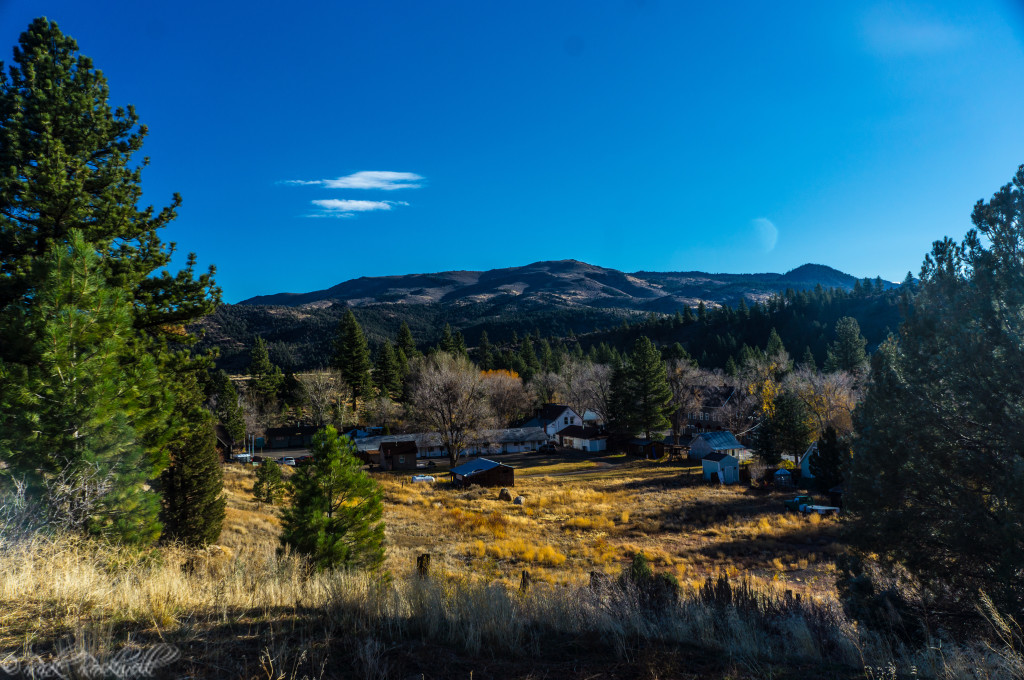 A distant view of Markleeville