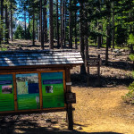 A sign at Bayview Trailhead