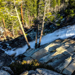 A view looking down Cascade Falls