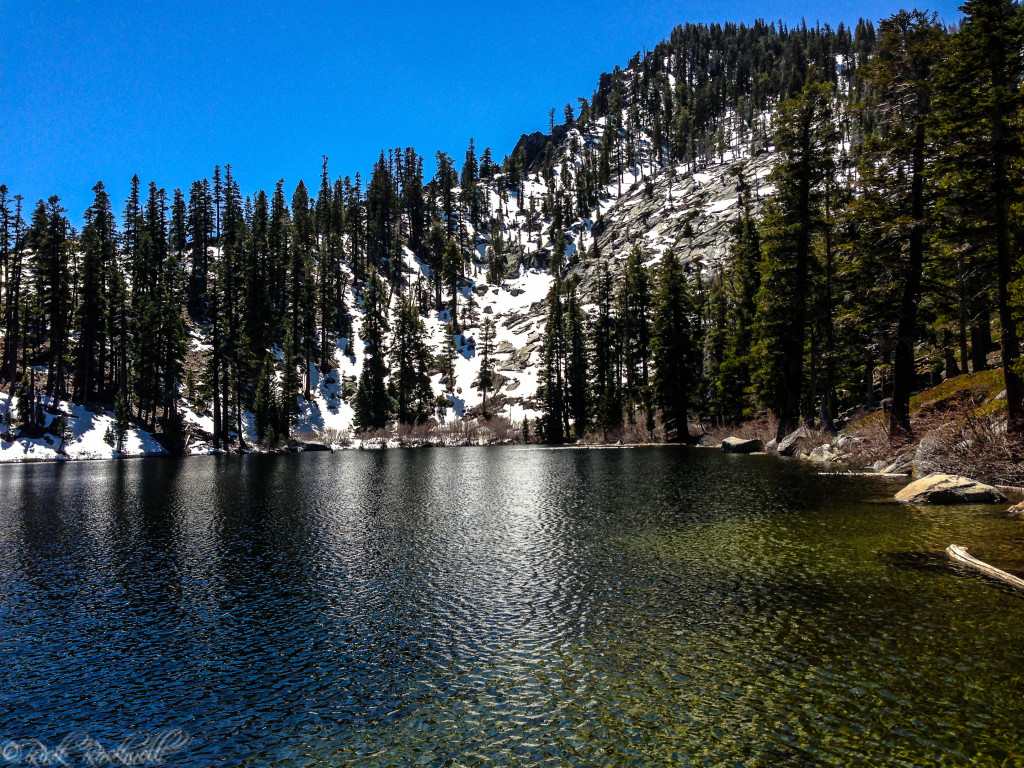 A view of Granite Lake with maggie's peak