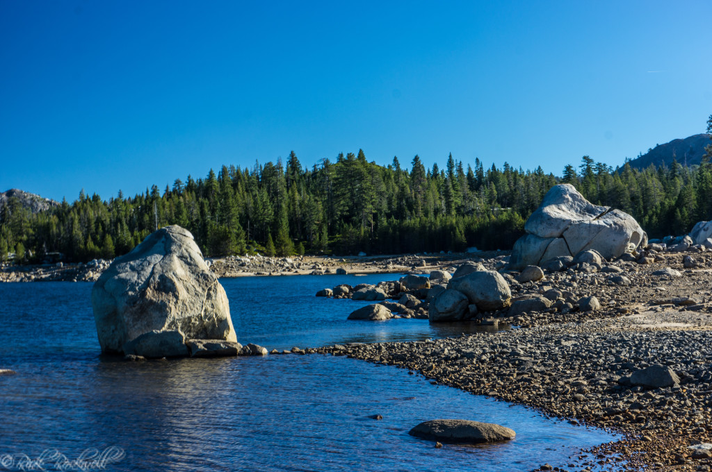 Looking at Loon Lake shoreline