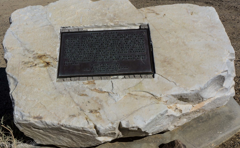 alabama hills movie road plaque (1 of 1)