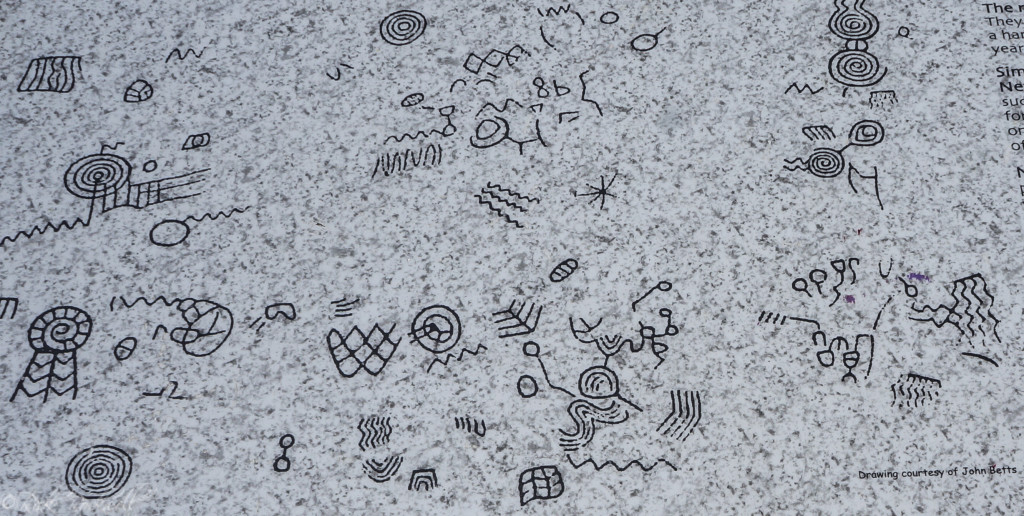 Taken from the Donner Summit Petroglyphs marker