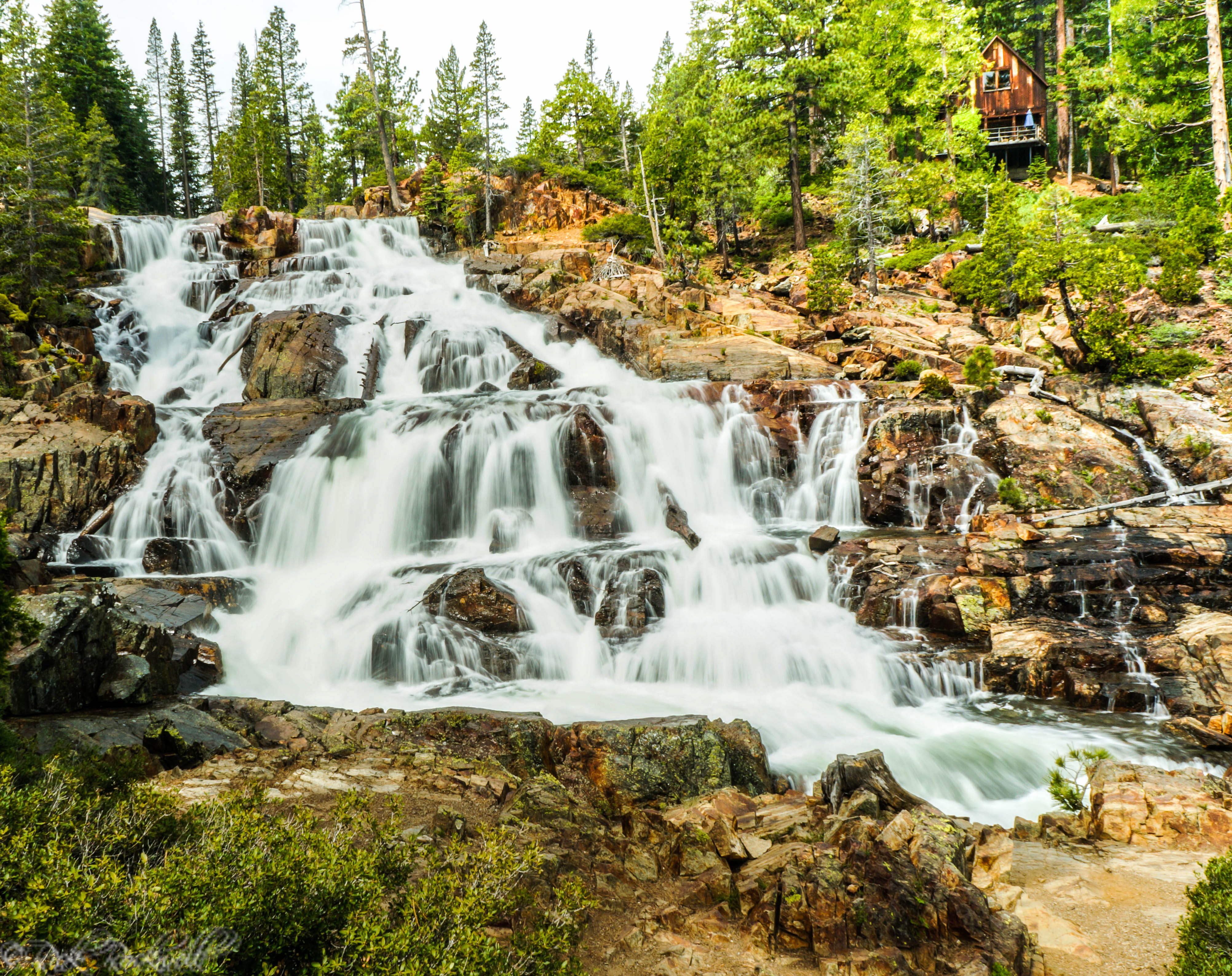 Photo of Glen Alpine Falls: one of Tahoe’s most popular waterfalls