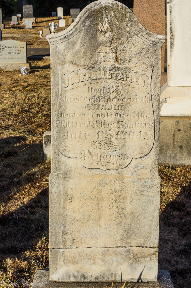 The grave of Deputy Staples