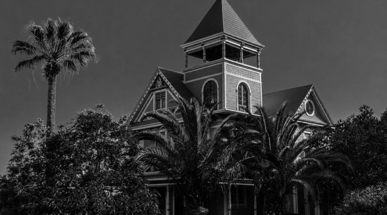 A distant view of the Cohn House