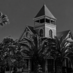 A distant view of the Cohn House