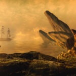 Spanish galleon at sea