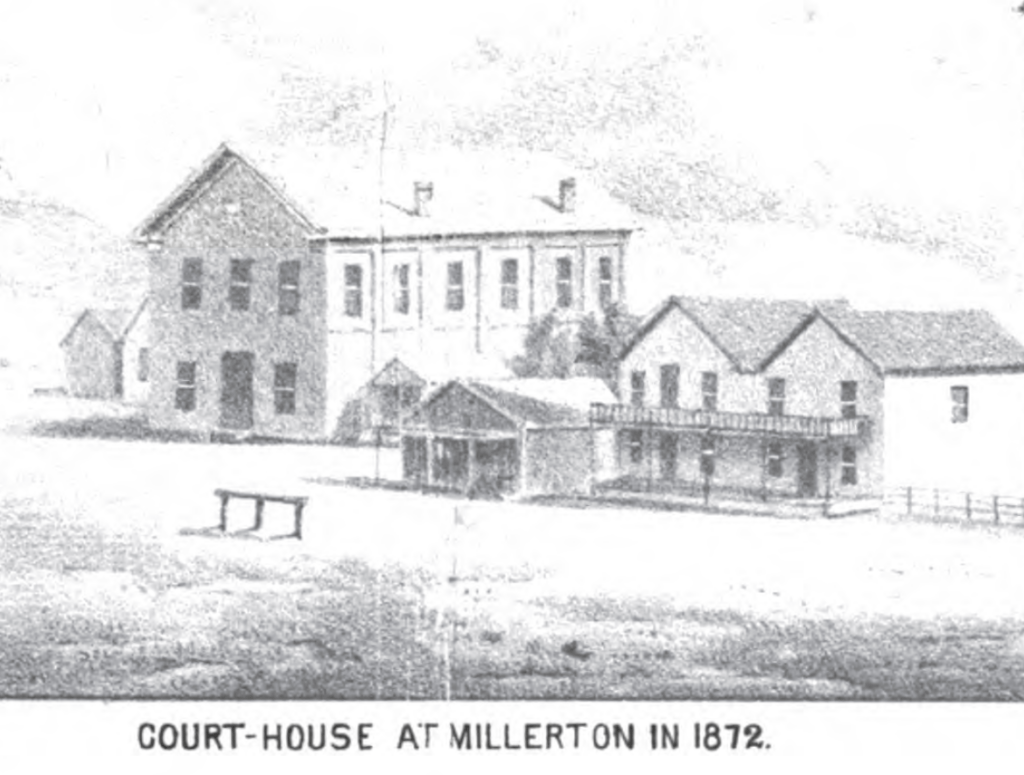 View of Millerton from history book
